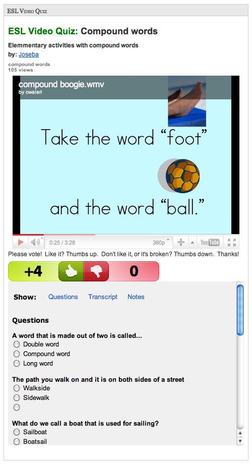 Video: Compound words | Recurso educativo 34165