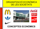 Organització econòmica de les societats | Recurso educativo 36569