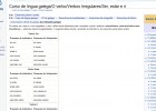 Los verbos irregulares gallegos | Recurso educativo 41866