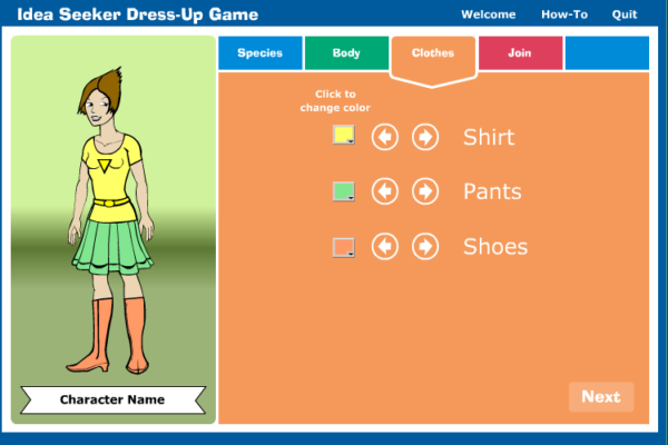 Dress-up game | Recurso educativo 47847