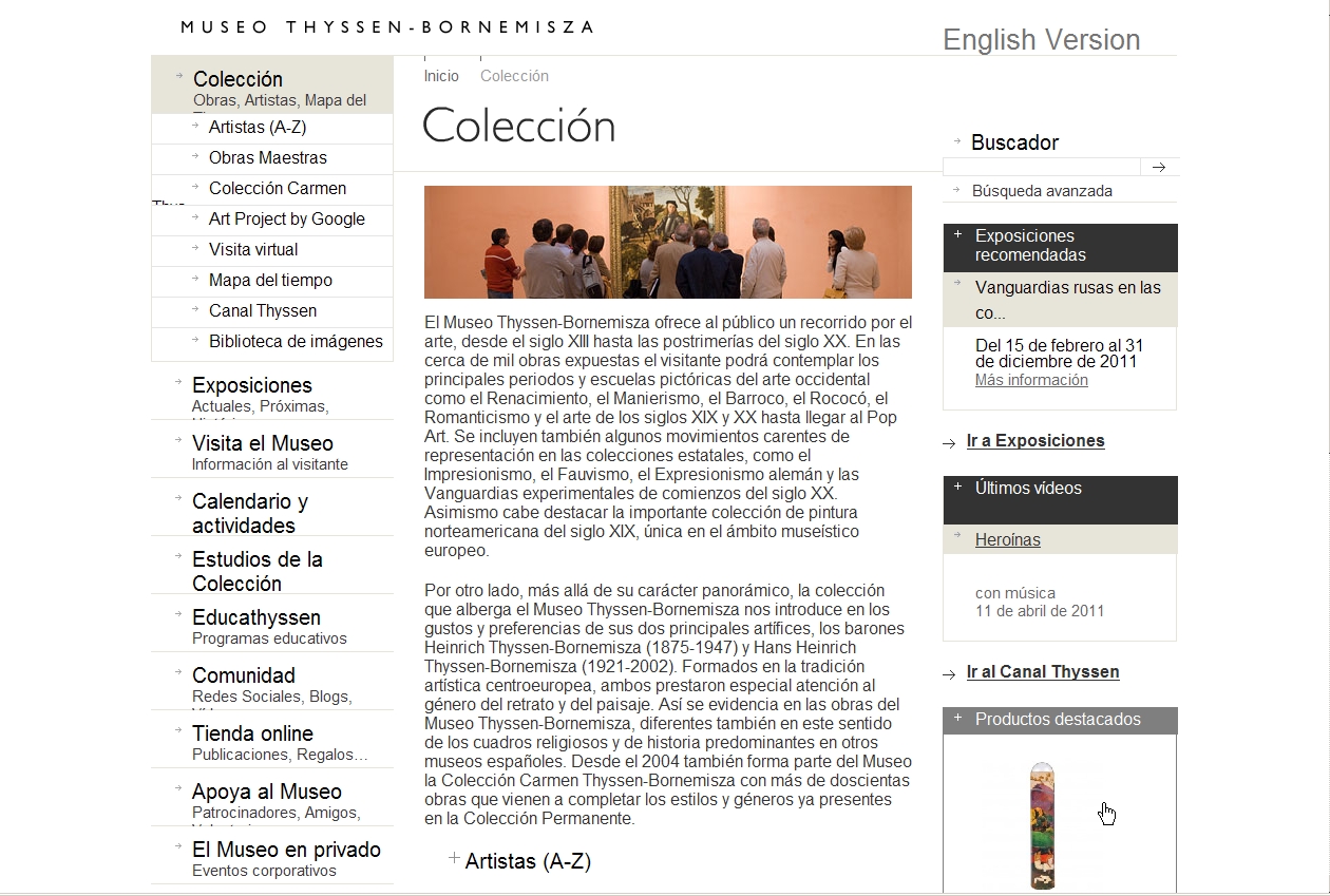 Museo de arte Thyssen- Bornemisza | Recurso educativo 48286