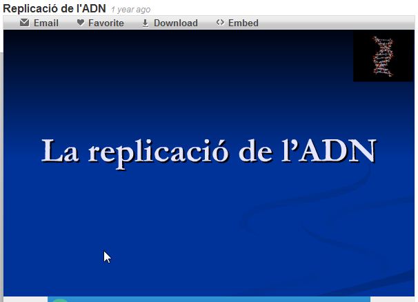 La replicació de l'ADN | Recurso educativo 49512