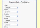 Quiz: Food verbs | Recurso educativo 50020