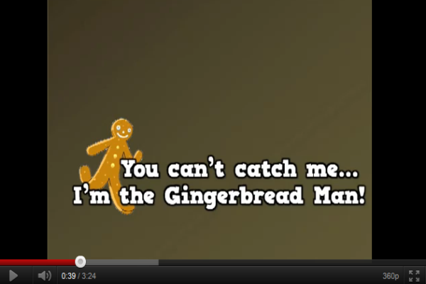 Song: The gingerbread man | Recurso educativo 50289