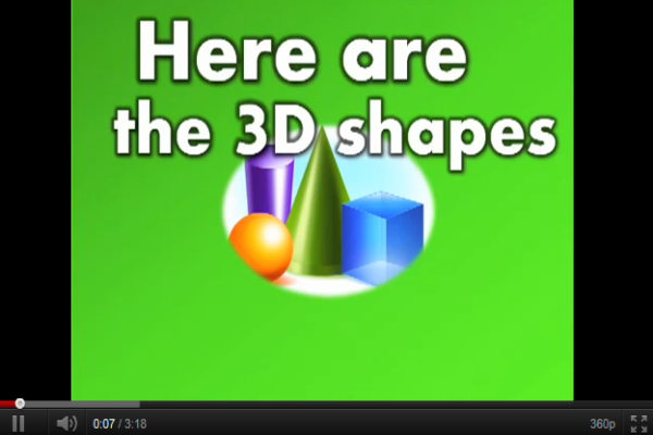 Song: 3D shapes | Recurso educativo 50290