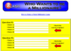 Who wants to be a millionaire? | Educational resource 61023