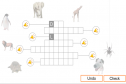 Animals (crossword) | Recurso educativo 17591