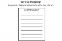 Let's go shopping (worksheet) | Recurso educativo 18420