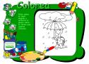 Colorea la lluvia | Recurso educativo 21419