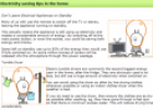 Electricity saving tips | Recurso educativo 24144