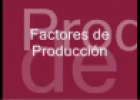 Factores de Producción | Recurso educativo 27356