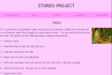 Webquest: Stories | Recurso educativo 9988