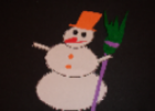 Manualidades sencillas: Muñeco de nieve | Recurso educativo 69475