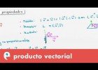 Producto vectorial: propiedades | Recurso educativo 109296