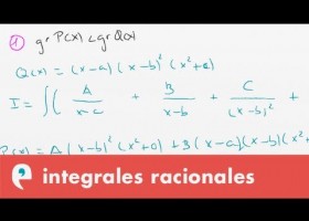 Integrales indefinidas: integrales de funciones racionales | Recurso educativo 109349