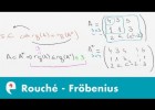 Teorema de Rouché - Fröbenius (ejercicio) | Recurso educativo 109487