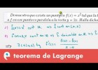 Derivadas: teorema de Lagrange o del valor medio | Recurso educativo 109592