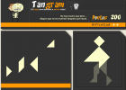 Juego de tangram para desarrollar la atención en niños de 7 a 8 años : pato | Recurso educativo 404779