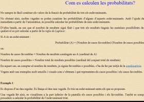 Com es calculen les probabilitats? | Recurso educativo 686054