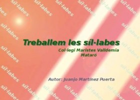 Treballem les síl·labes | Recurso educativo 739611