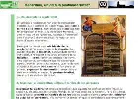 Habermas, crítica postmodernitat | Recurso educativo 746246