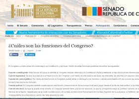 ¿Cuáles son las funciones del Congreso? | Recurso educativo 750752