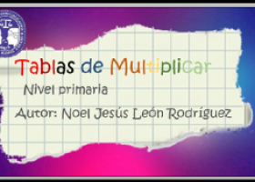 Tablas de multiplicar | Recurso educativo 768887