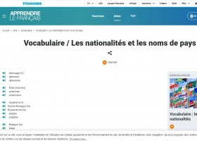 Les nationalités | Recurso educativo 773636