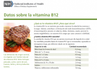 Datos sobre la vitamina B12 | Recurso educativo 788320