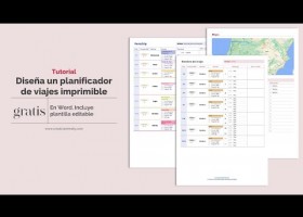 Cómo diseñar un planificador de viajes en word | Recurso educativo 788796
