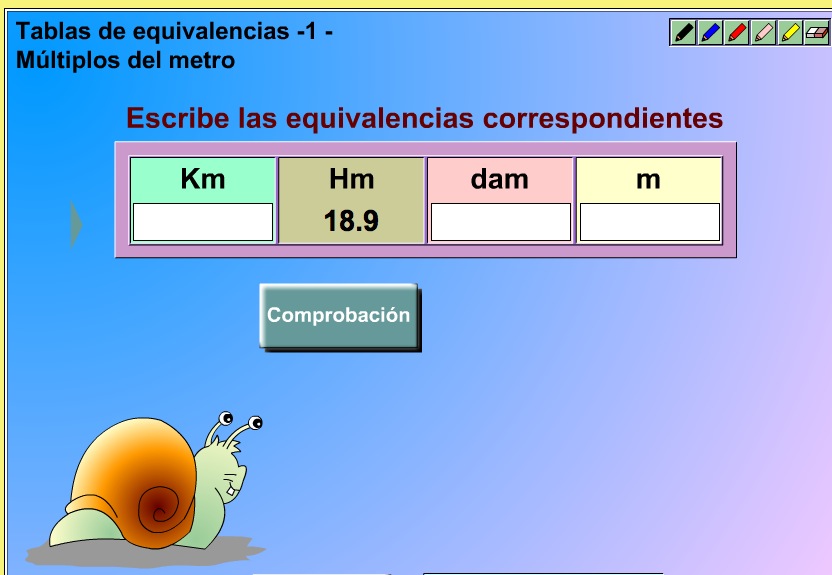 Múltiplos del metro | Recurso educativo 37359