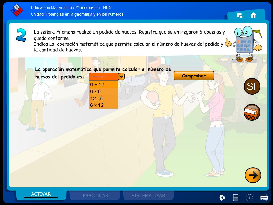 Potencias de exponente 2 ó 3 | Recurso educativo 45045