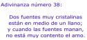 Usa el coco y adivina: dos fuentes muy cristalinas | Recurso educativo 6176