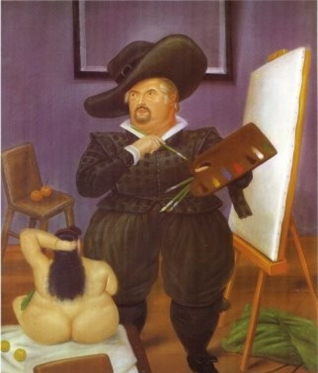 Autorretrato segÃºn VelÃ¡zquez de Fernando de Botero. | Recurso educativo