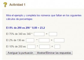 Porcentajes. Variaciones porcentuales (aumentos y disminuciones porcentuales) | Recurso educativo 744993
