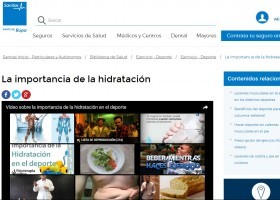 La importancia de la hidratación | Recurso educativo 760531